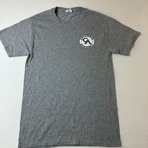 Columbia Academy Shirt Mens Small Gray Jerzees Dri Power Short Sleeve Tee Logo